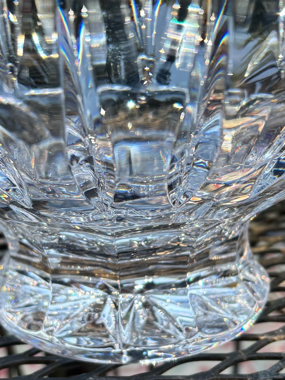 Marquis by Waterford Clear Fluted Crystal Footed 10" Bowl - Picture 9 of 9